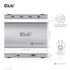 CLUB3D CSV-1580 Sertifikuotas Thunderbolt™ 4 nešiojamas 5-in-1 centras su išmaniuoju maitinimu