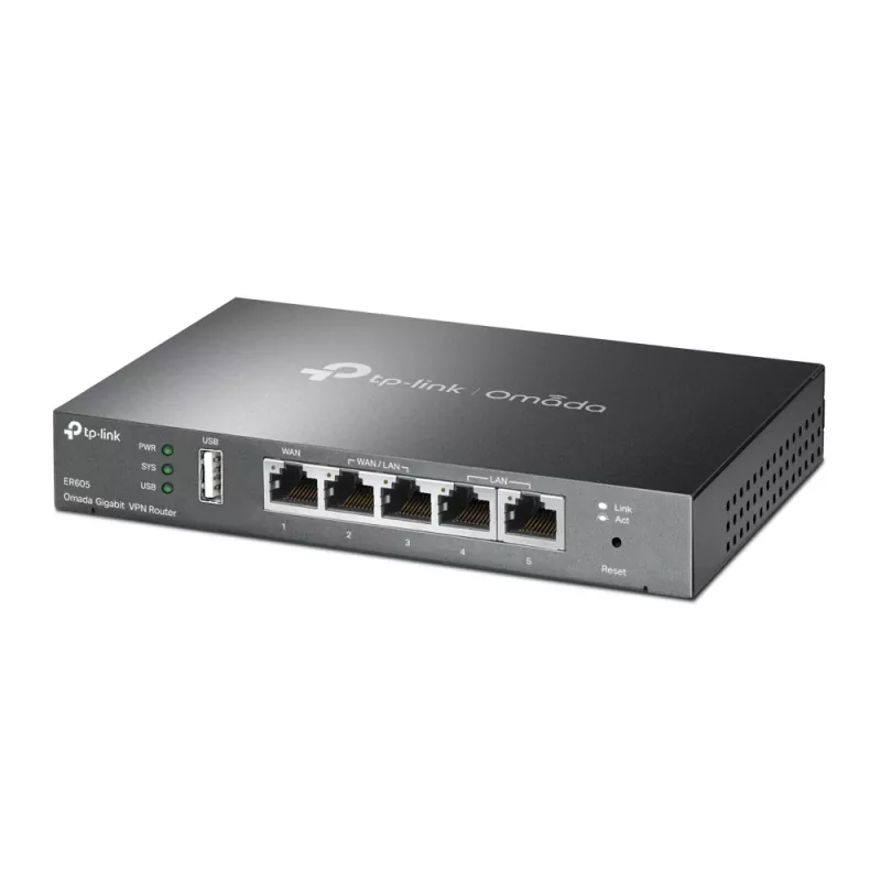Maršrutizatorius TP-Link SafeStream Gigabit Multi-WAN VPN TL-R605