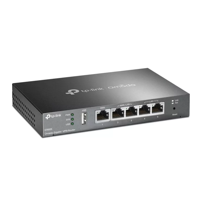 Maršrutizatorius TP-Link SafeStream Gigabit Multi-WAN VPN TL-R605