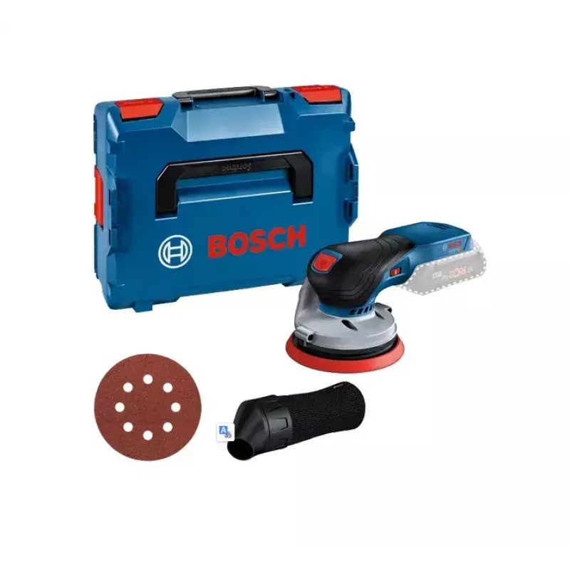 Bosch GEX 18V-125 Professional atsitiktinio judesio orbitinis šlifuoklis 10000 RPM 20000 OPM Juoda, Mėlyna, Pilka, Raudona