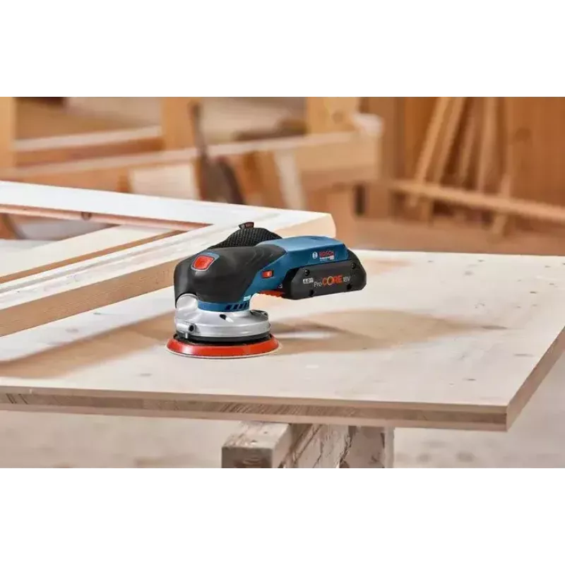 Bosch GEX 18V-125 Professional atsitiktinio judesio orbitinis šlifuoklis 10000 RPM 20000 OPM Juoda, Mėlyna, Pilka, Raudona