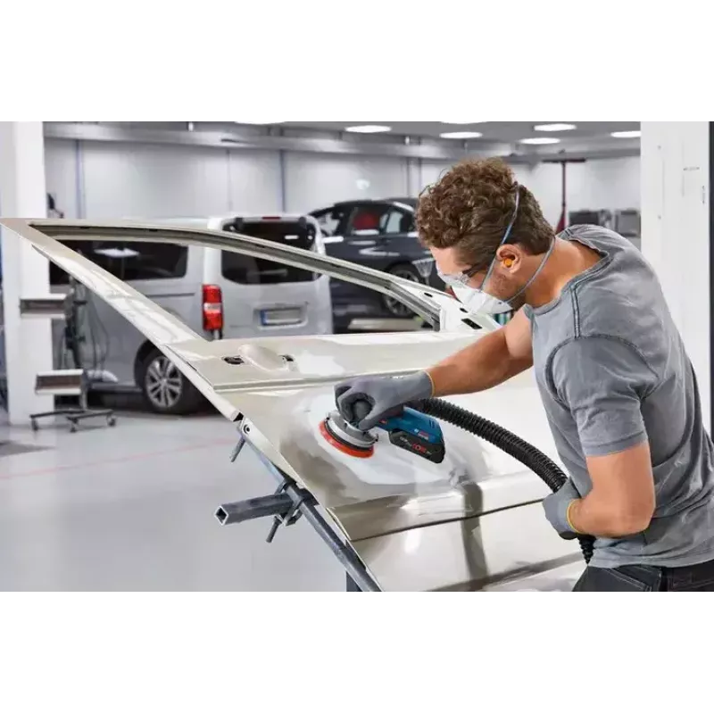Bosch GEX 18V-125 Professional atsitiktinio judesio orbitinis šlifuoklis 10000 RPM 20000 OPM Juoda, Mėlyna, Pilka, Raudona