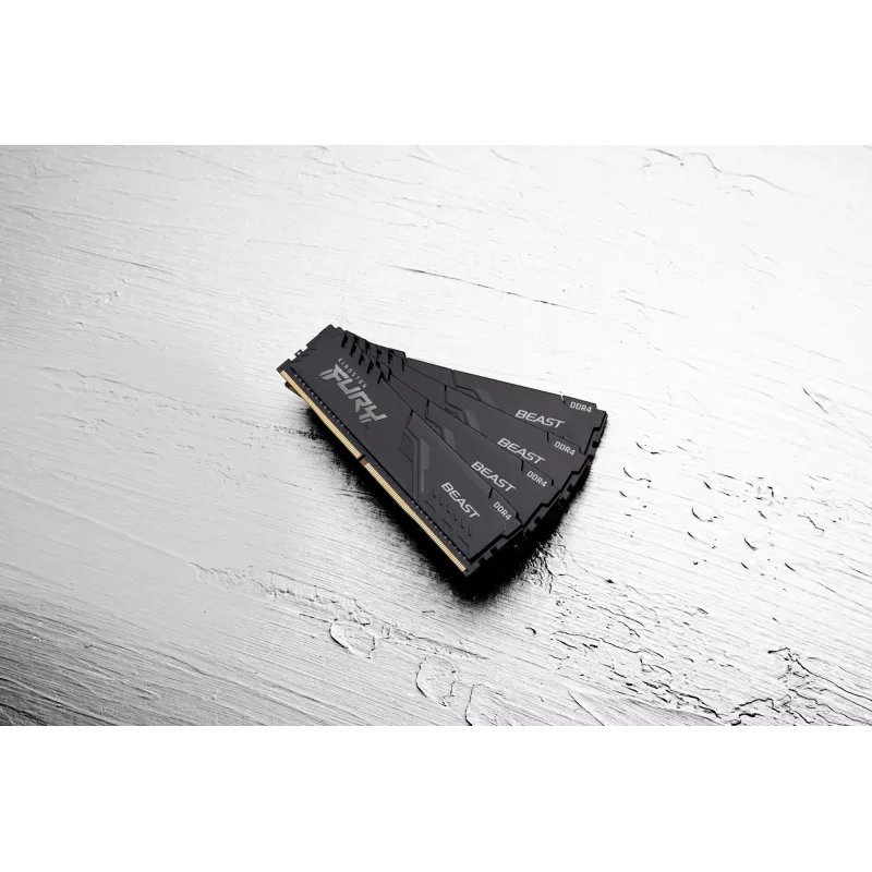 Kingston Technology FURY Beast 16GB 3200MT/s DDR4 CL16 DIMM 1Gx8 Juoda