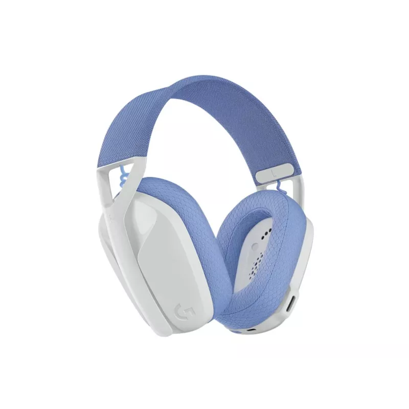LOGITECH G435 Lightspeed belaidės žaidimų ausinės – balta