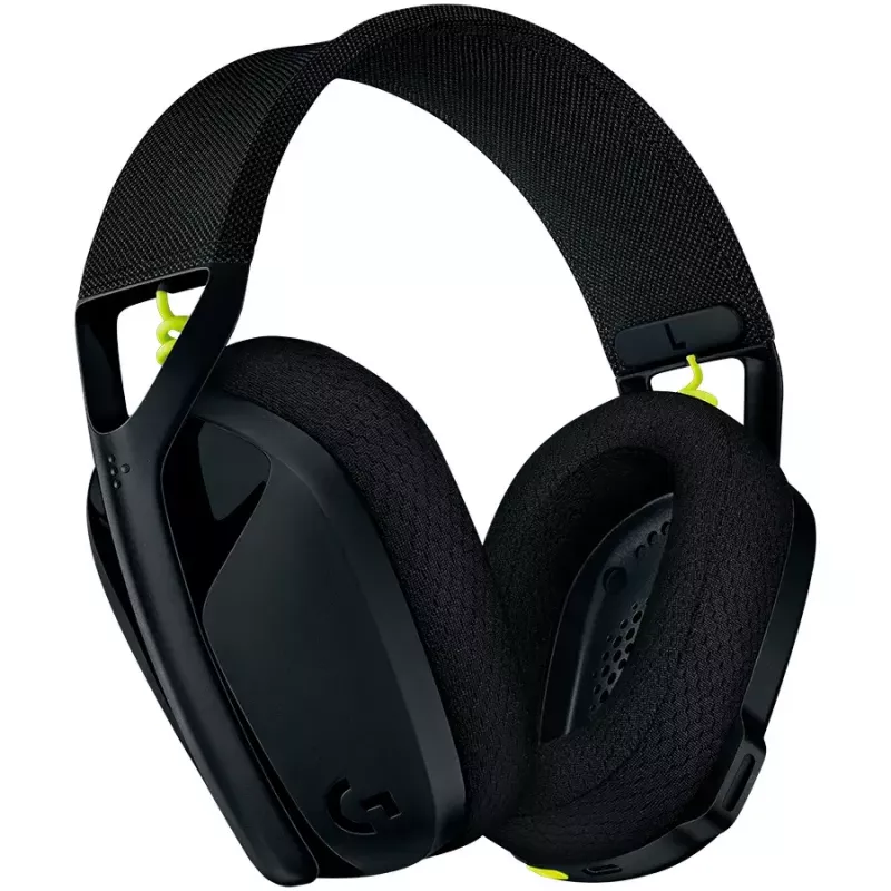 LOGITECH G435 Lightspeed belaidžiai žaidimų ausinės – juodos