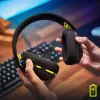 LOGITECH G435 Lightspeed belaidžiai žaidimų ausinės – juodos