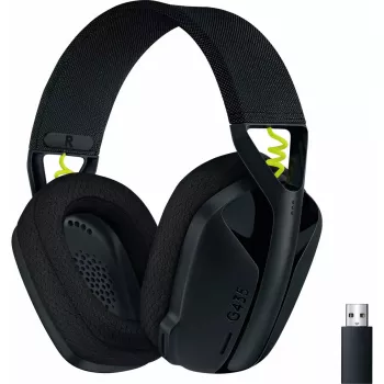 LOGITECH G435 Lightspeed belaidžiai žaidimų ausinės – juodos