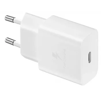 Samsung EP-T1510XWEGEU spartusis kroviklis, USB-C, 5–9V, 1 m kabelis, baltas