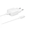 Samsung EP-T1510XWEGEU spartusis kroviklis, USB-C, 5–9V, 1 m kabelis, baltas