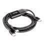 CLUB3D CAC-1527 USB Type-C Y krovimo laidas 2x USB-C iki 100W 1,83m