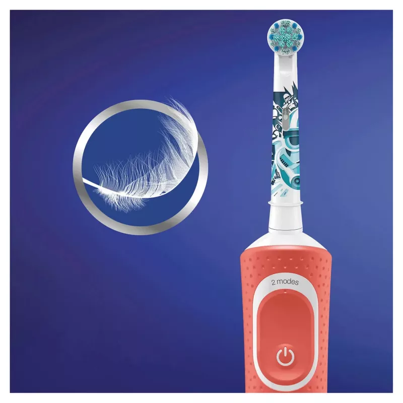 Dantų šepetėlio galvutės Oral-B Kids Star Wars 3 vnt. Baltos, itin minkštos