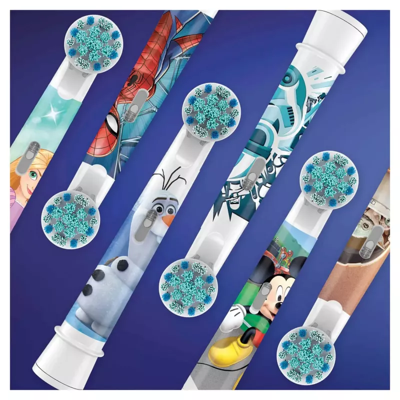 Dantų šepetėlio galvutės Oral-B Kids Star Wars 3 vnt. Baltos, itin minkštos
