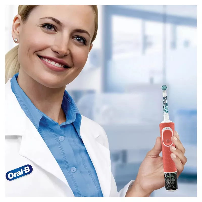Dantų šepetėlio galvutės Oral-B Kids Star Wars 3 vnt. Baltos, itin minkštos