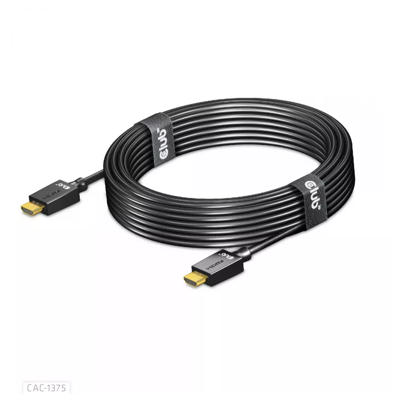 CLUB3D Ultra High Speed HDMI™ Sertifikuotas Laidas 4K120Hz 8K60Hz 48Gbps M/M 5m/16.4ft