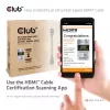 CLUB3D Ultra High Speed HDMI™ Sertifikuotas Laidas 4K120Hz 8K60Hz 48Gbps M/M 5m/16.4ft