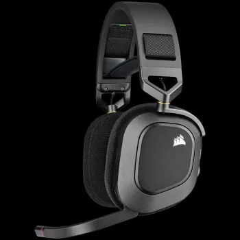 CORSAIR Gaming ausinės HS80 - belaidės - anglies