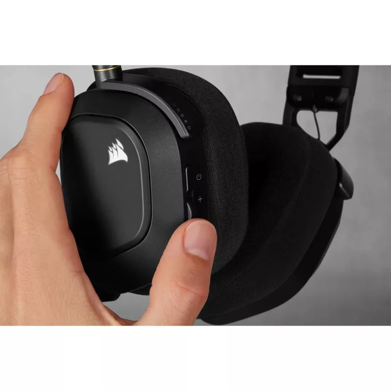 CORSAIR Gaming ausinės HS80 - belaidės - anglies