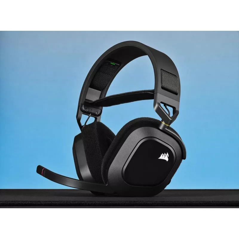 CORSAIR Gaming ausinės HS80 - belaidės - anglies