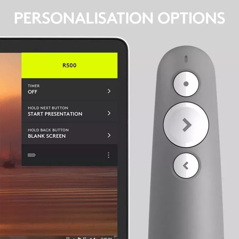 LOGITECH R500 Laser Presentation Remote pilka spalva