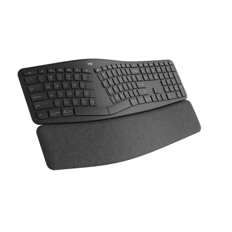 LOGITECH Ergo K860 – belaidė split klaviatūra verslui, Graphite, Qwerty Pan Nordic