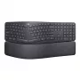 LOGITECH Ergo K860 – belaidė split klaviatūra verslui, Graphite, Qwerty Pan Nordic
