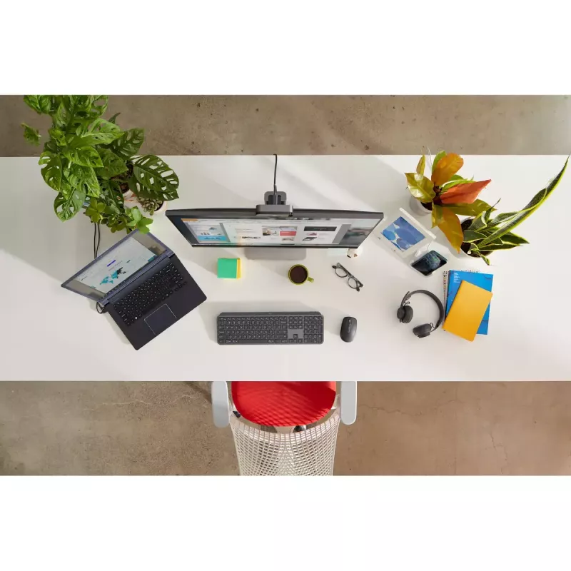 LOGITECH MX Keys For Business – Belaidė klaviatūra – Graphite – US International QWERTY