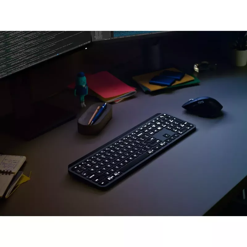 LOGITECH MX Keys For Business – Belaidė klaviatūra – Graphite – US International QWERTY