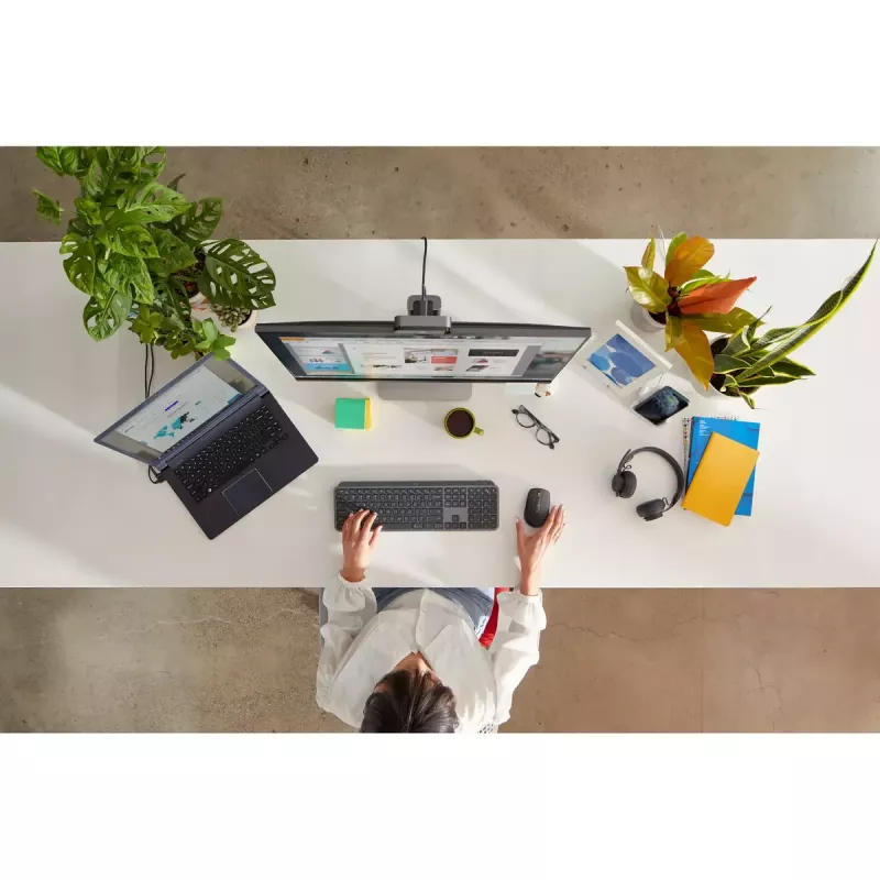 LOGITECH MX Keys For Business - Graphite - Nordiška QWERTY išdėstymo belaidė klaviatūra