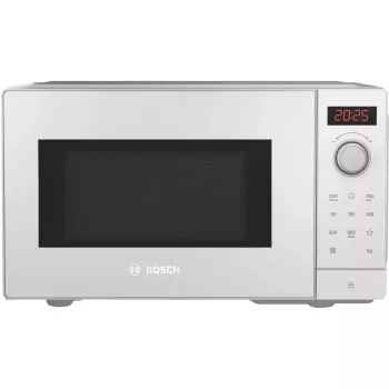 Mikrobangų krosnelė Bosch Serie 2 FFL023MW0 – 800 W, 20 L, 5 galingumo lygių, 270 mm sukamoji lėkštė, balta