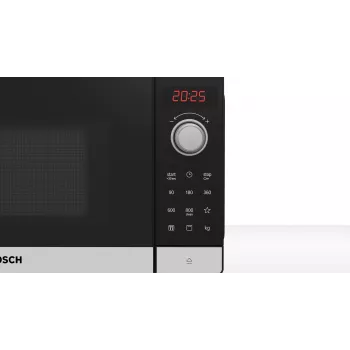 Bosch Serie 2 FEL023MS2 mikrobangų krosnelė juoda, nerūdijantis plienas, 20 L, 800 W