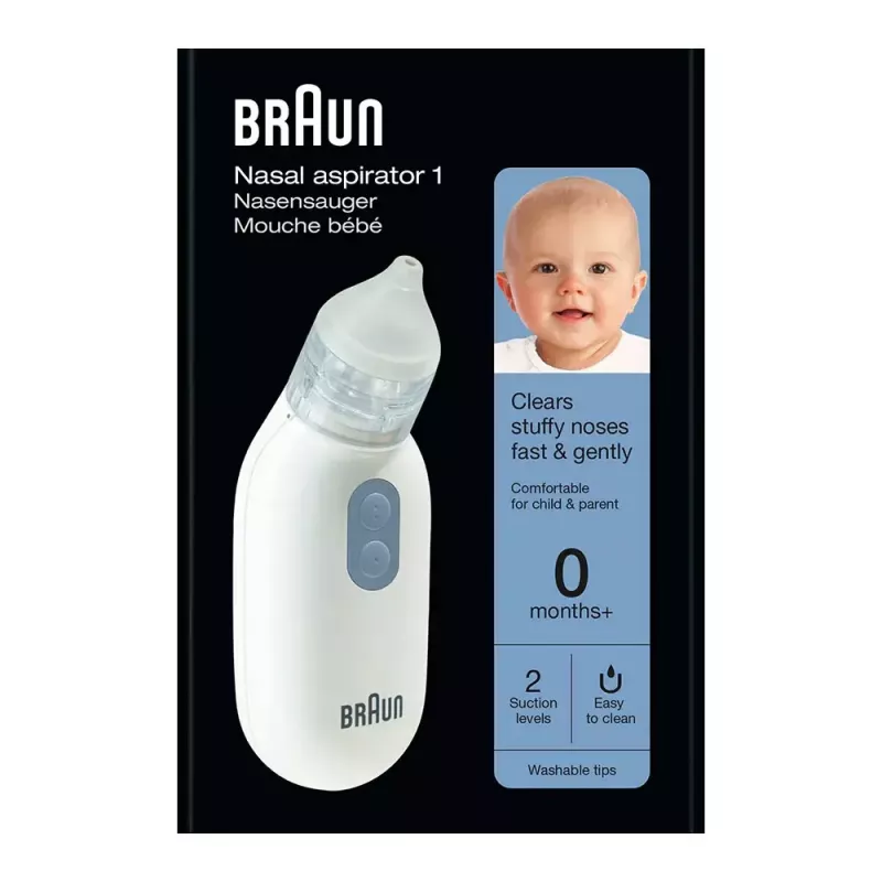 Elektrinis nosies aspiratorius BRAUN BNA 100