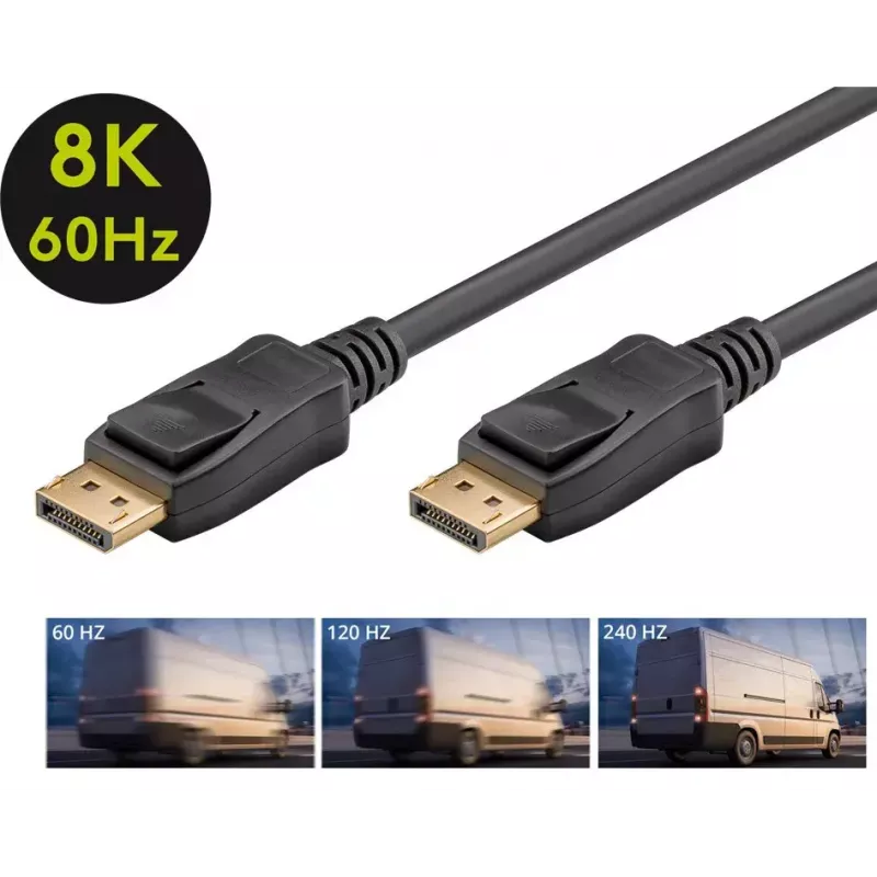 Goobay DisplayPort kabelis 58534 2 m juodas