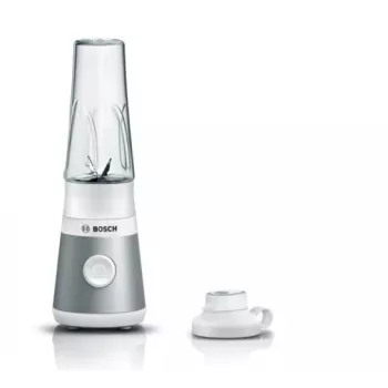 Stalinis blenderis Bosch VitaPower MMB2111T — 450 W, 0,6 l Tritan indas, sukimo valdymas, sidabrinis