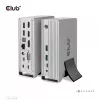 Docking stotelė CLUB3D CSV-1568 metalinis korpusas USB Gen2 Type-C USB Gen2 Type-A HDMI DP VGA RJ45 120W