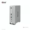 Docking stotelė CLUB3D CSV-1568 metalinis korpusas USB Gen2 Type-C USB Gen2 Type-A HDMI DP VGA RJ45 120W