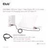 Docking stotelė CLUB3D CSV-1568 metalinis korpusas USB Gen2 Type-C USB Gen2 Type-A HDMI DP VGA RJ45 120W