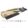 CLUB3D CSV-1566 USB Gen1 Type-C Triple Display Dock su 120 W maitinimo adapteriu