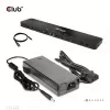 CLUB3D CSV-1566 USB Gen1 Type-C Triple Display Dock su 120 W maitinimo adapteriu