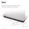 CLUB3D CSV-1566 USB Gen1 Type-C Triple Display Dock su 120 W maitinimo adapteriu