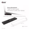 CLUB3D CSV-1566 USB Gen1 Type-C Triple Display Dock su 120 W maitinimo adapteriu