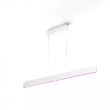 Philips Hue Ensis pakabinamas šviestuvas su reguliuojama balta ir spalvota šviesa, Bluetooth, 220–240V, Ø40mm, gylis 1299mm, min. aukštis 164cm