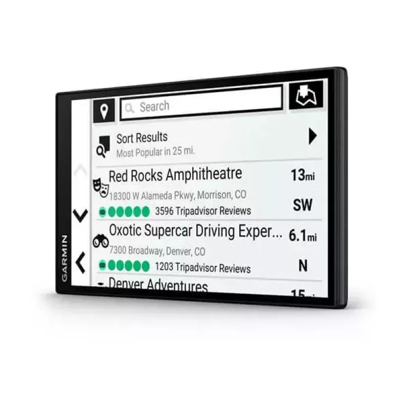 Automobilinis GPS navigatorius GARMIN DriveSmart 76 – 7 colių TFT jutiklinis ekranas, 32 GB atmintis, Wi‑Fi, Bluetooth, visam laikui atnaujinami žemėlapiai (EU MT-S)