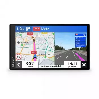 Automobilinis GPS navigatorius GARMIN DriveSmart 76 – 7 colių TFT jutiklinis ekranas, 32 GB atmintis, Wi‑Fi, Bluetooth, visam laikui atnaujinami žemėlapiai (EU MT-S)
