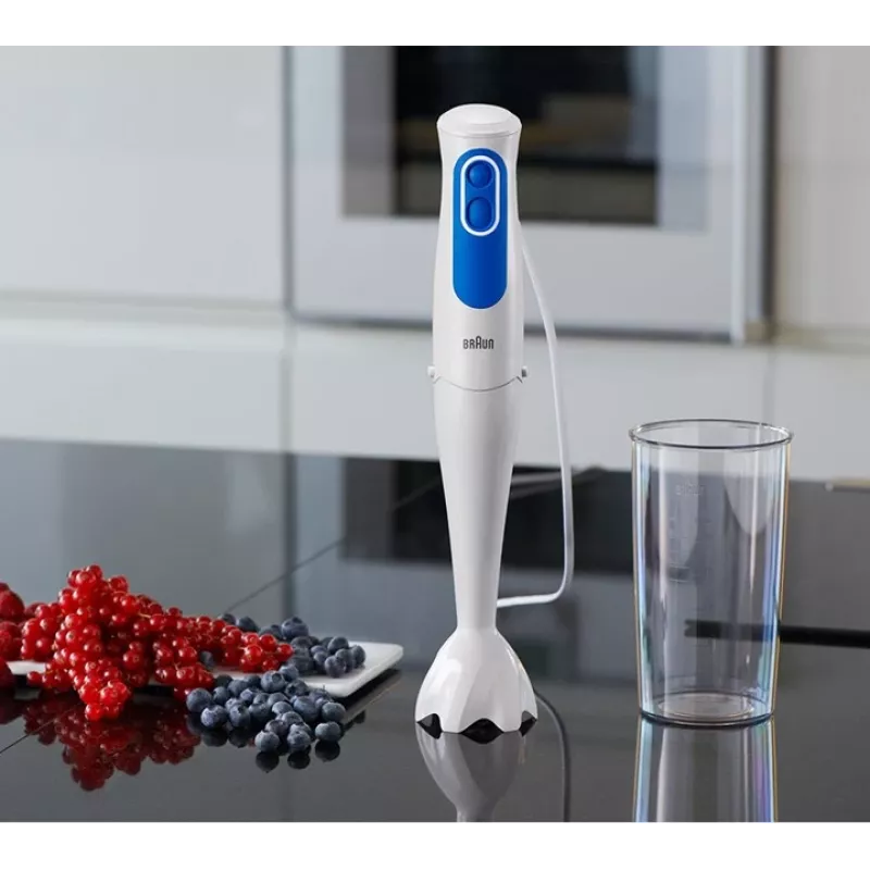 Braun MQ 3000 Smoothie panardintuvas 700 W 0,6 L mėlynai balta