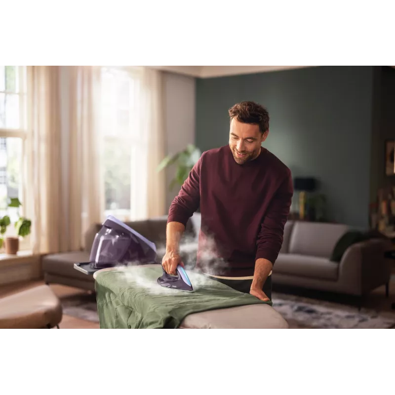 Philips 7000 serijos PSG7050/30 garo lyginimo stotis 2100 W 1,8 L SteamGlide Elite padas Violetinė
