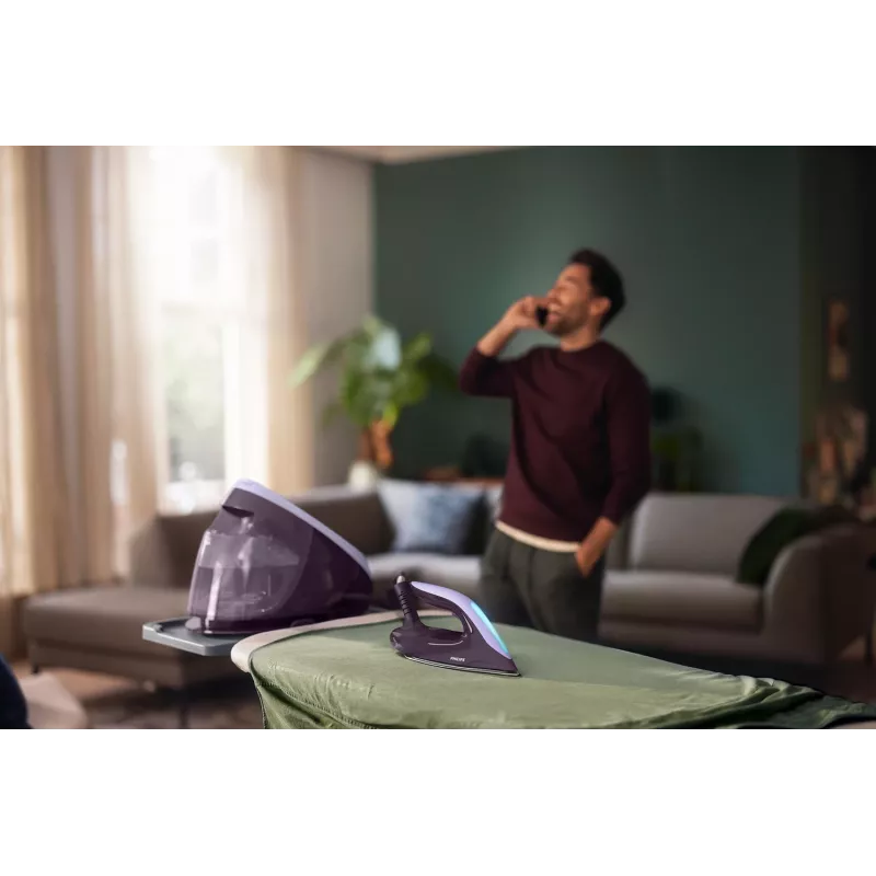 Philips 7000 serijos PSG7050/30 garo lyginimo stotis 2100 W 1,8 L SteamGlide Elite padas Violetinė
