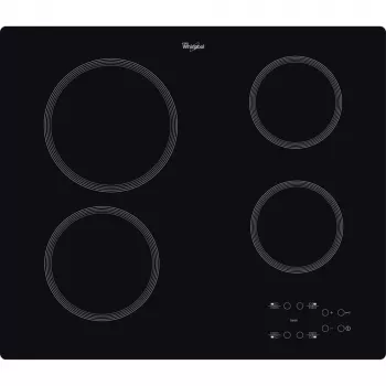 Indukcinė kaitlentė WHIRLPOOL AKT 801/NE — 4 zonos 60 cm, jutiklinis valdymas, juoda stiklo keramika
