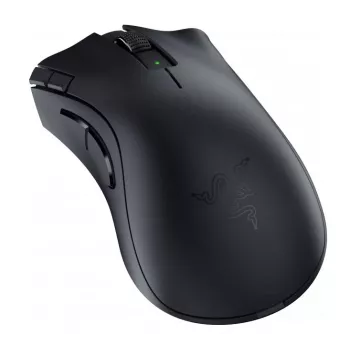 Žaidimų pelė Razer DeathAdder V2 X HyperSpeed – dešinei rankai, belaidė 2.4 GHz/Bluetooth, 14 000 DPI, 7 mygtukai, AA baterija, 103 g, juoda