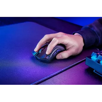 Žaidimų pelė Razer DeathAdder V2 X HyperSpeed – dešinei rankai, belaidė 2.4 GHz/Bluetooth, 14 000 DPI, 7 mygtukai, AA baterija, 103 g, juoda