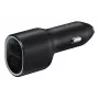 Automobilinis kroviklis Samsung EP-L4020 40W (12V įvadas) USB-C 25W+15W juodas išmaniesiems telefonams